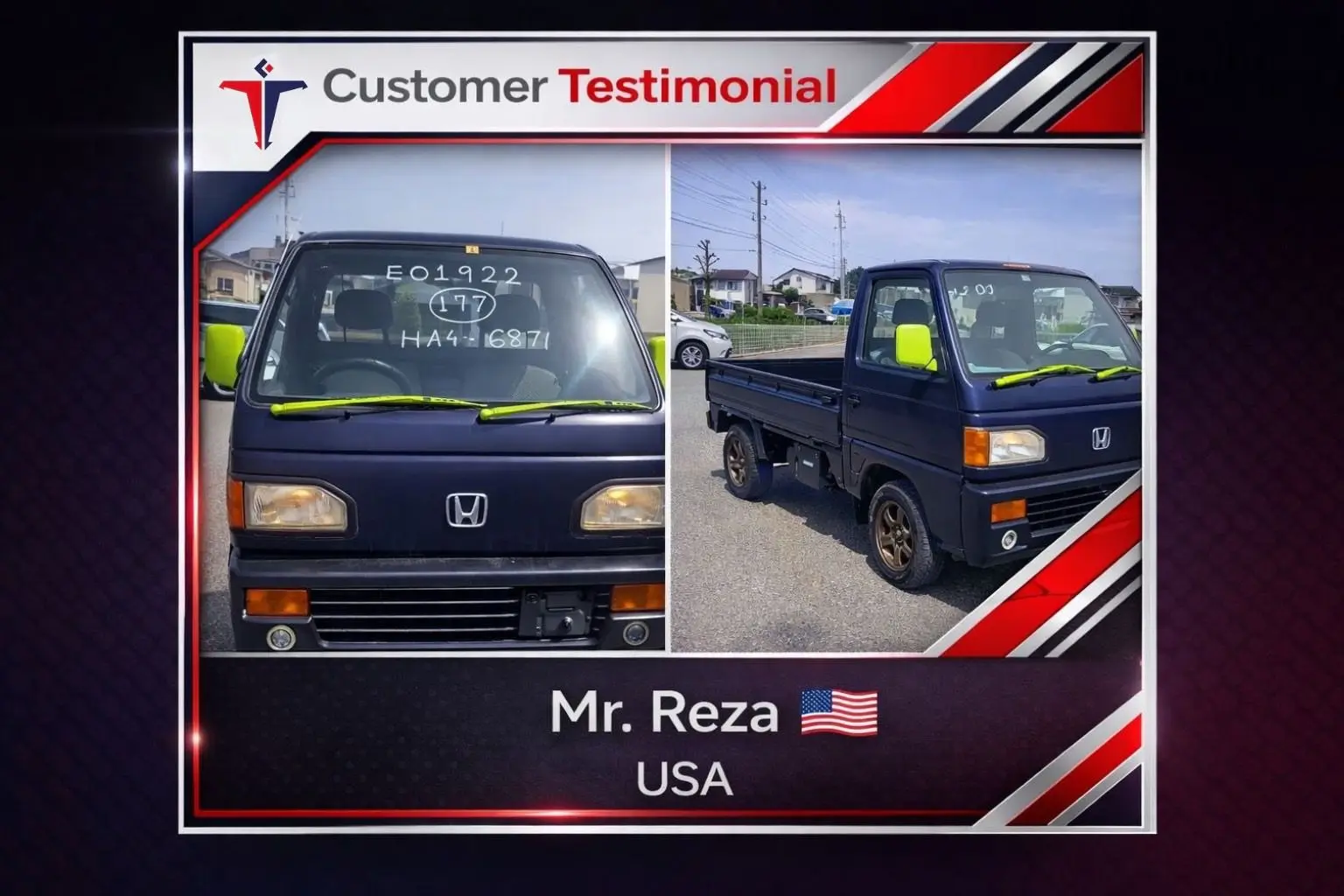 Delivery: 1993 Honda Acty — Toco customized